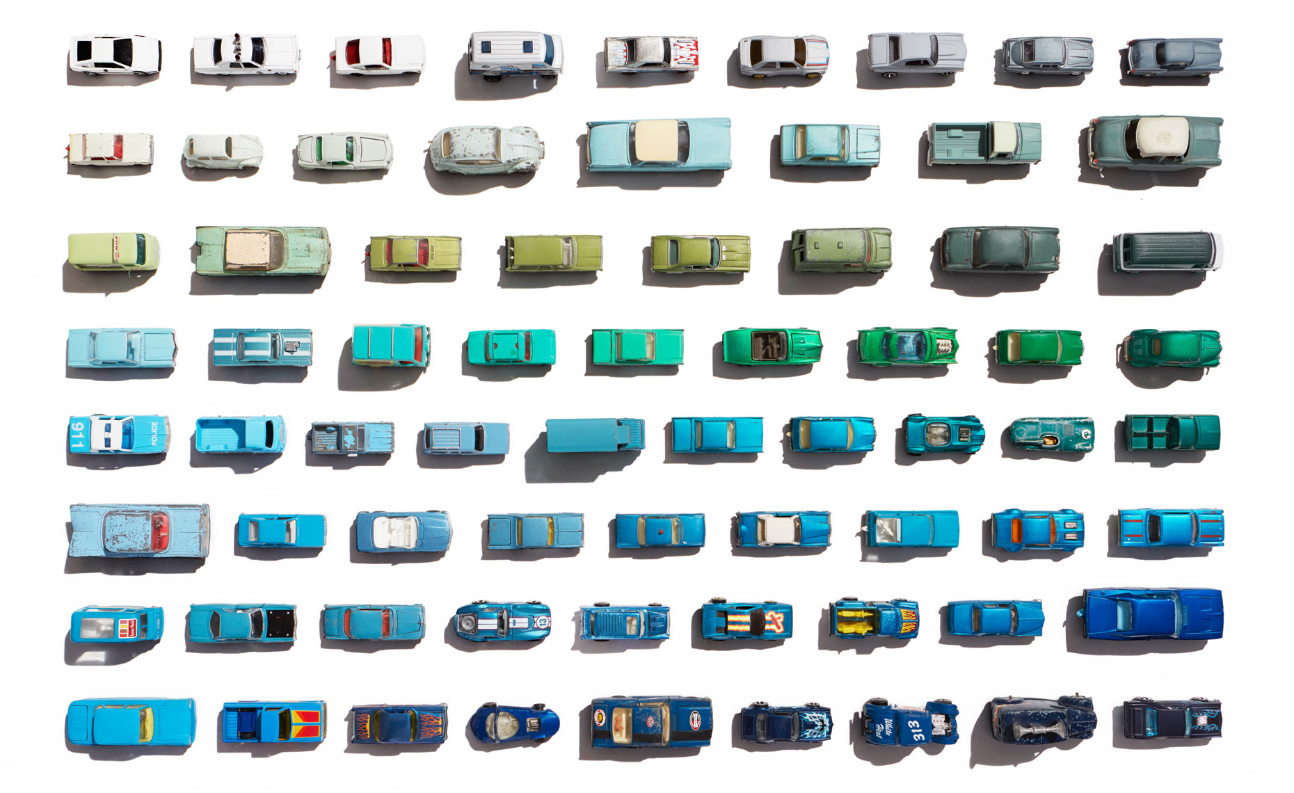 CARS BLUE OVERHEAD